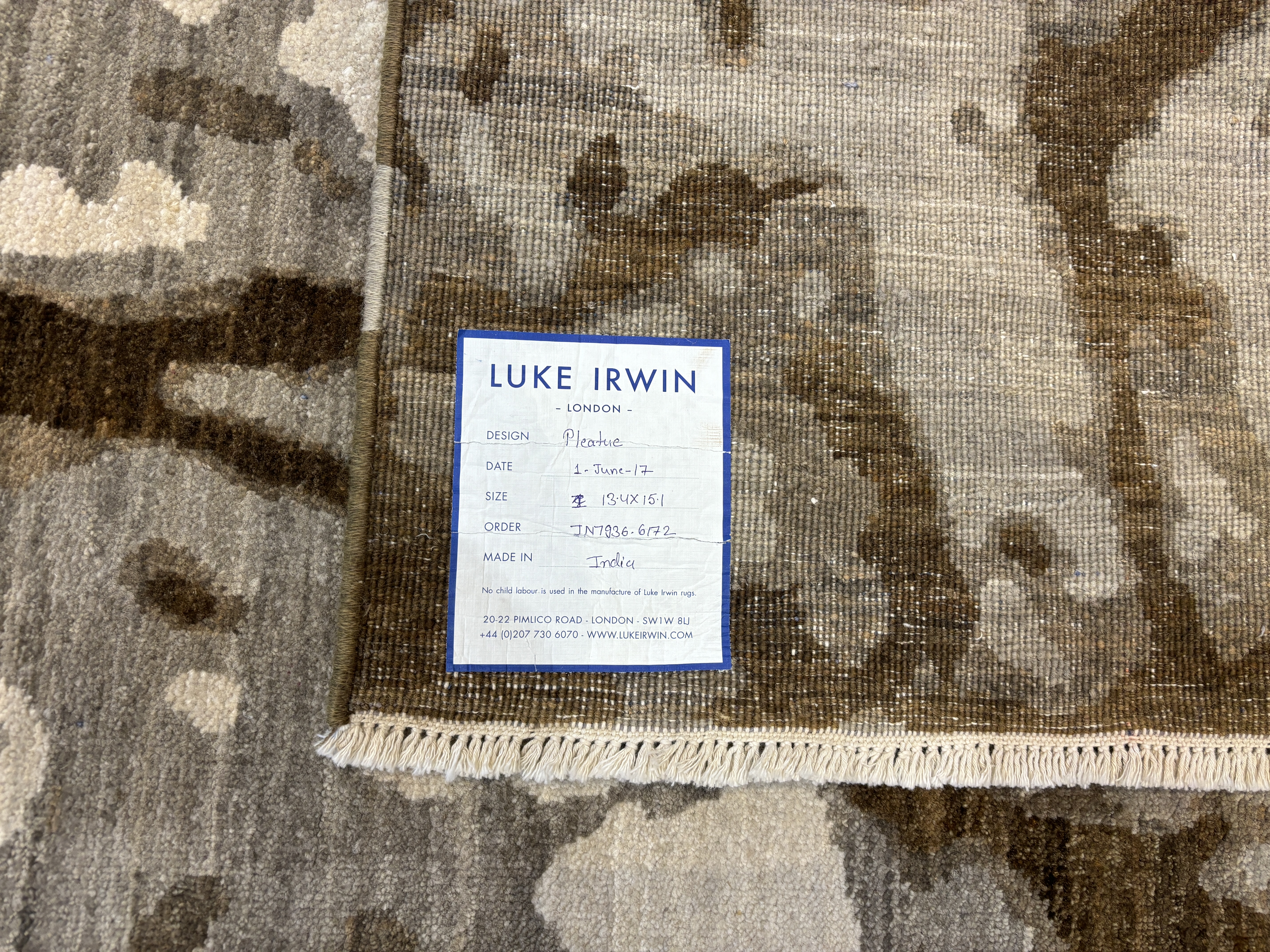 A Luke Irwin, Sorrento carpet, 460 x 408cm